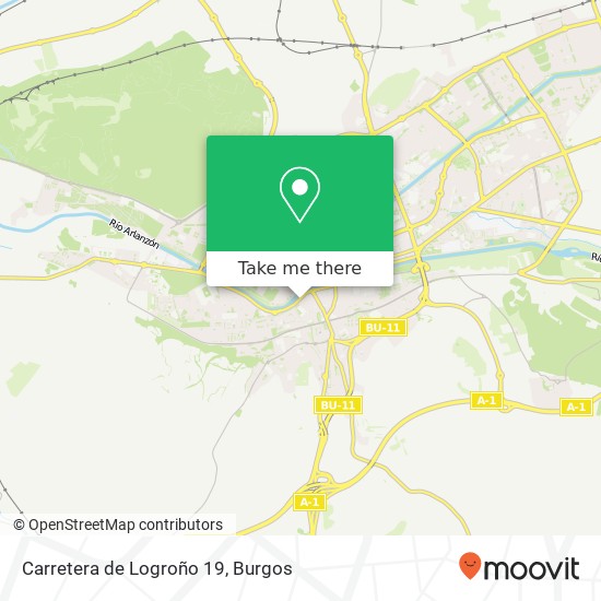 mapa Carretera de Logroño 19