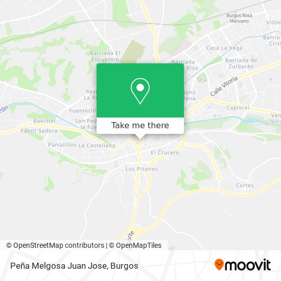 Peña Melgosa Juan Jose map