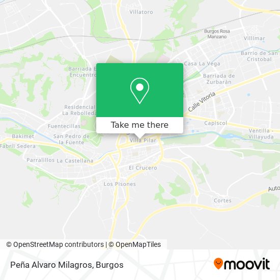 Peña Alvaro Milagros map