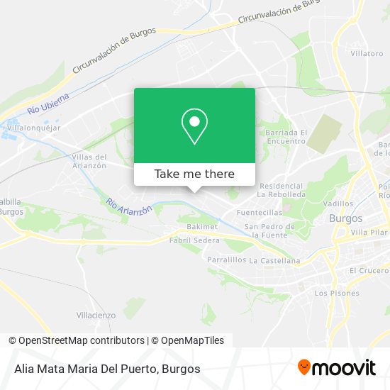 Alia Mata Maria Del Puerto map