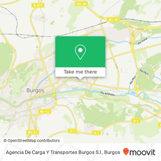 Agencia De Carga Y Transportes Burgos S.l. map