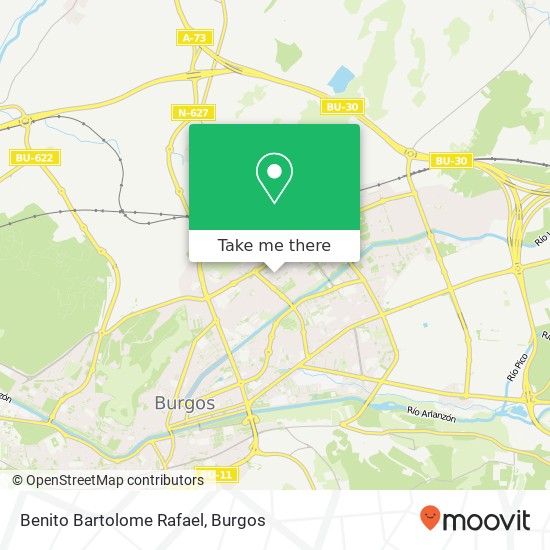 Benito Bartolome Rafael map