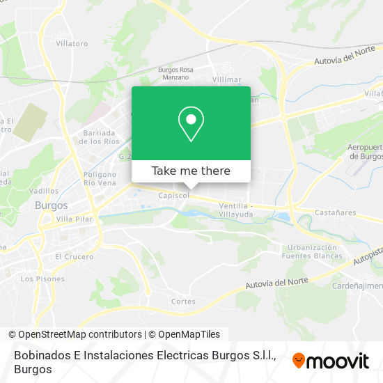 Bobinados E Instalaciones Electricas Burgos S.l.l. map