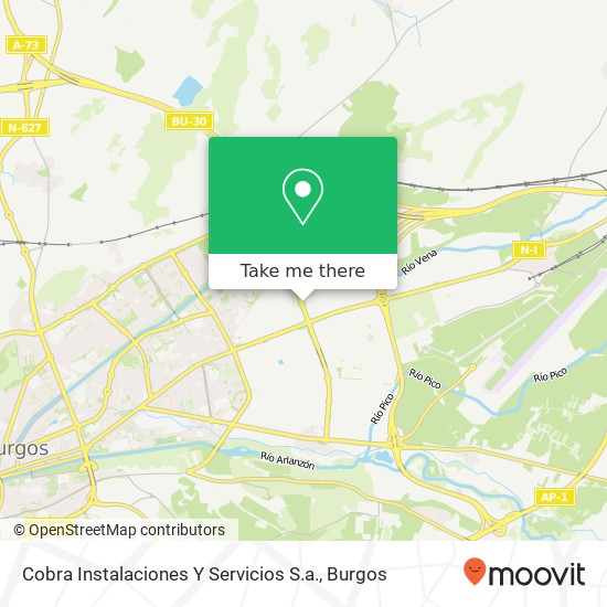 Cobra Instalaciones Y Servicios S.a. map