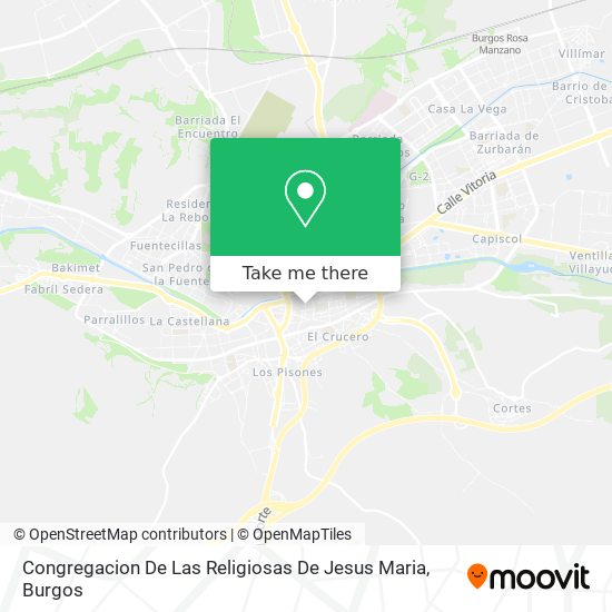 Congregacion De Las Religiosas De Jesus Maria map