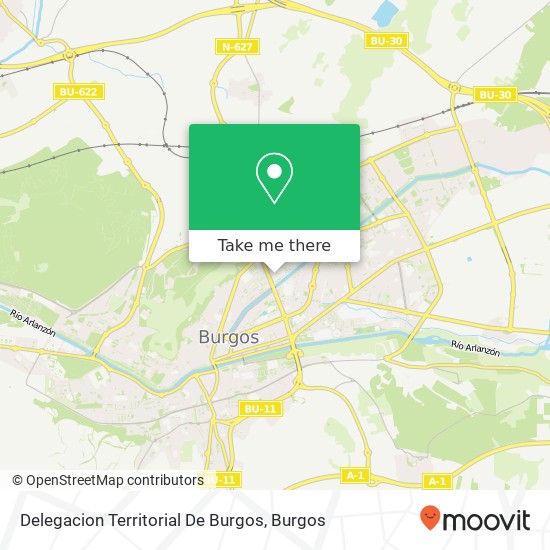 mapa Delegacion Territorial De Burgos