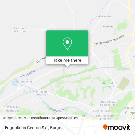 Frigorificos Gesfrio S.a. map