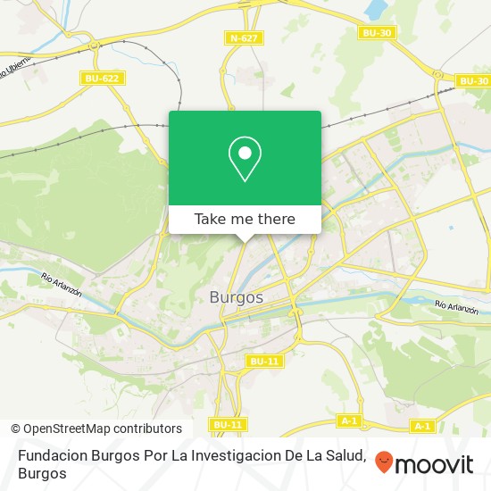 Fundacion Burgos Por La Investigacion De La Salud map