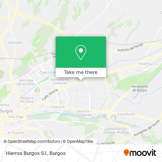 Hierros Burgos S.l. map