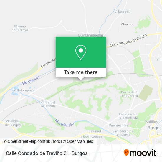 mapa Calle Condado de Treviño 21