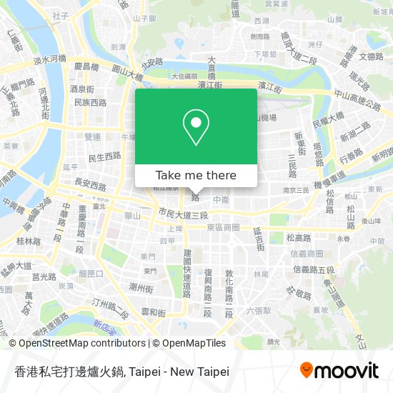 香港私宅打邊爐火鍋 map