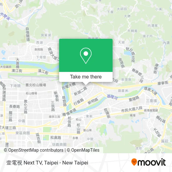 壹電視 Next TV map