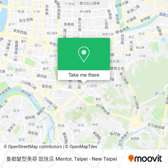 曼都髮型美容 凱悅店 Mentor地圖