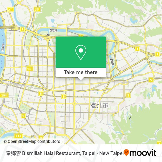 泰鄉雲 Bismillah Halal Restaurant map