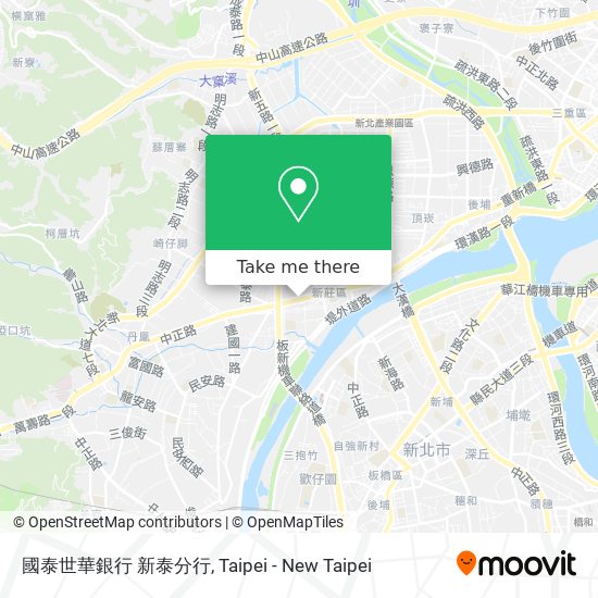 國泰世華銀行 新泰分行 map