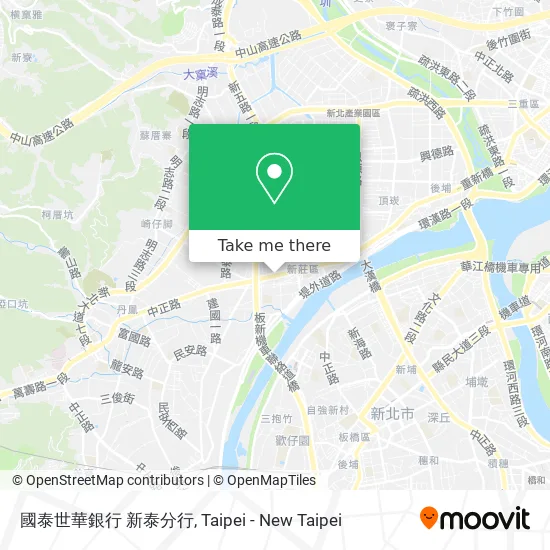 國泰世華銀行 新泰分行 map