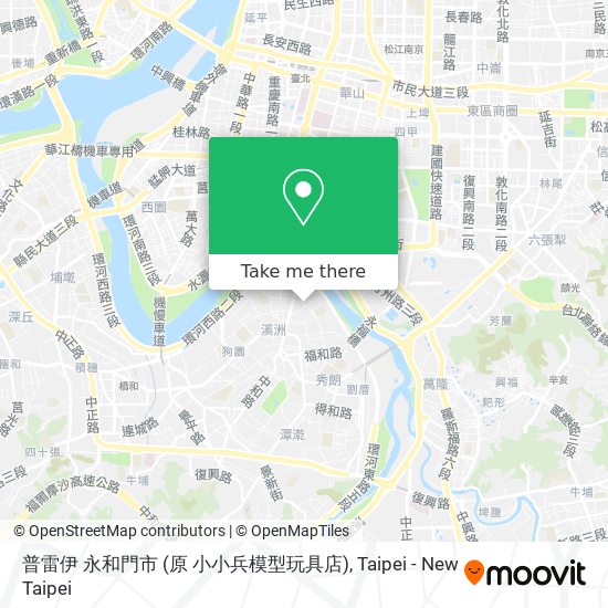 普雷伊 永和門市 (原 小小兵模型玩具店) map