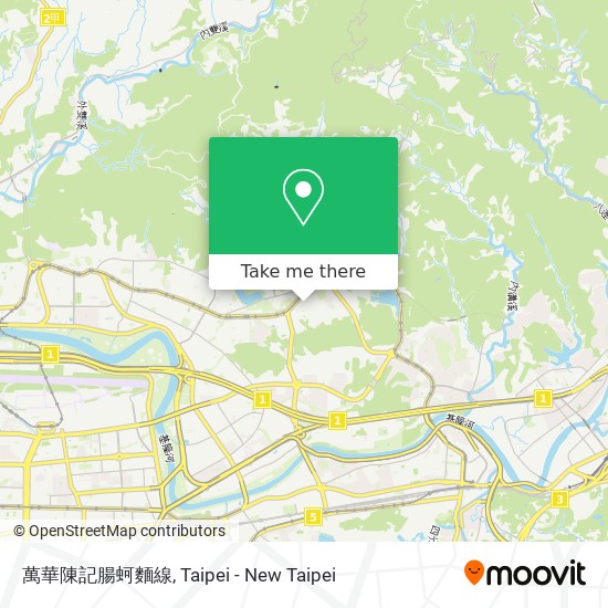 萬華陳記腸蚵麵線 map