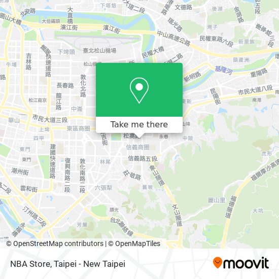 NBA Store map
