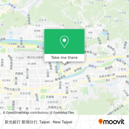 新光銀行 新湖分行 map