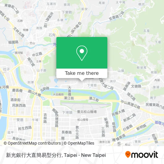 新光銀行大直簡易型分行 map