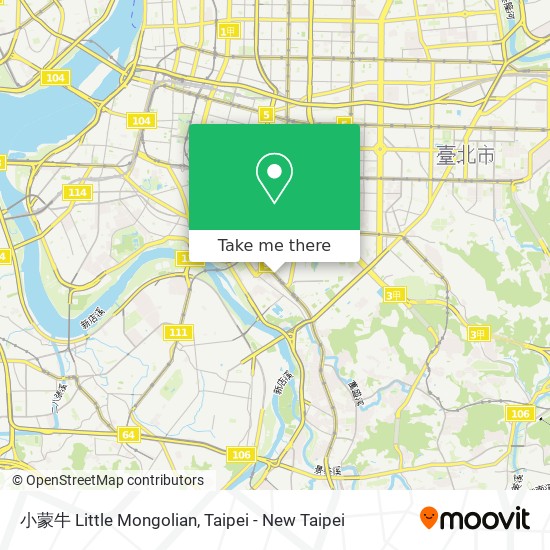 小蒙牛 Little Mongolian map