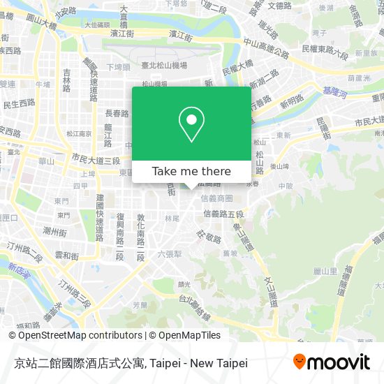 京站二館國際酒店式公寓 map