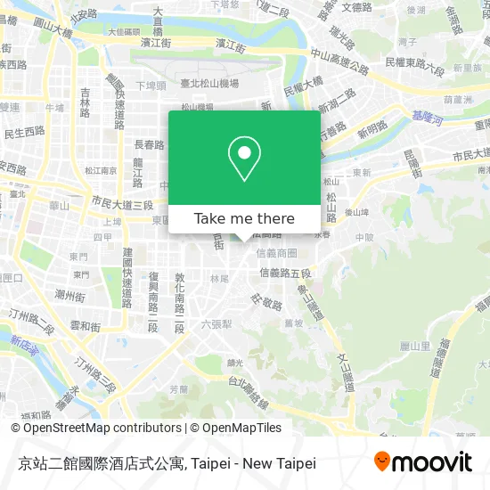 京站二館國際酒店式公寓 map