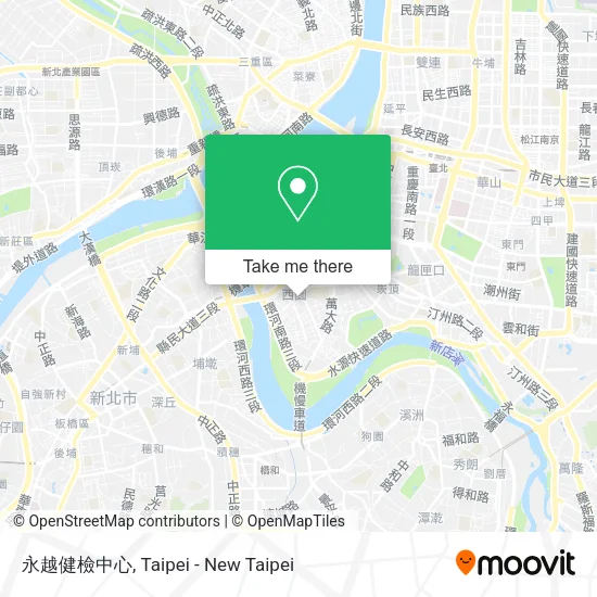 永越健檢中心 map