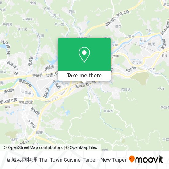 瓦城泰國料理 Thai Town Cuisine map