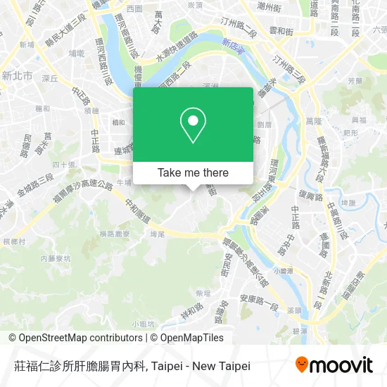 莊福仁診所肝膽腸胃內科地圖