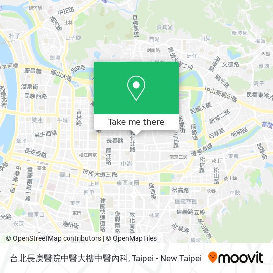 台北長庚醫院中醫大樓中醫內科 map