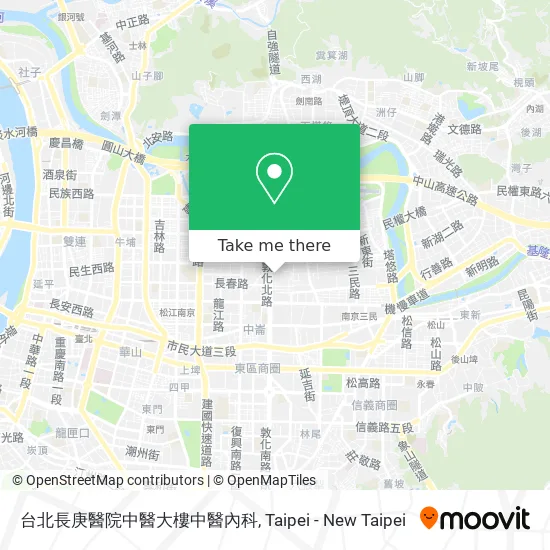 台北長庚醫院中醫大樓中醫內科 map