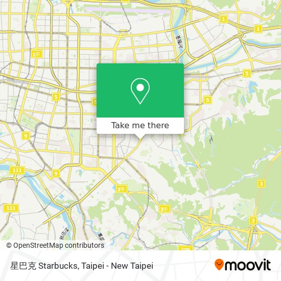 星巴克 Starbucks map