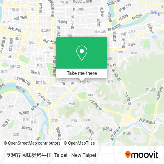 亨利客原味炭烤牛排地圖