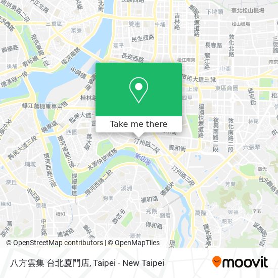 八方雲集 台北廈門店 map