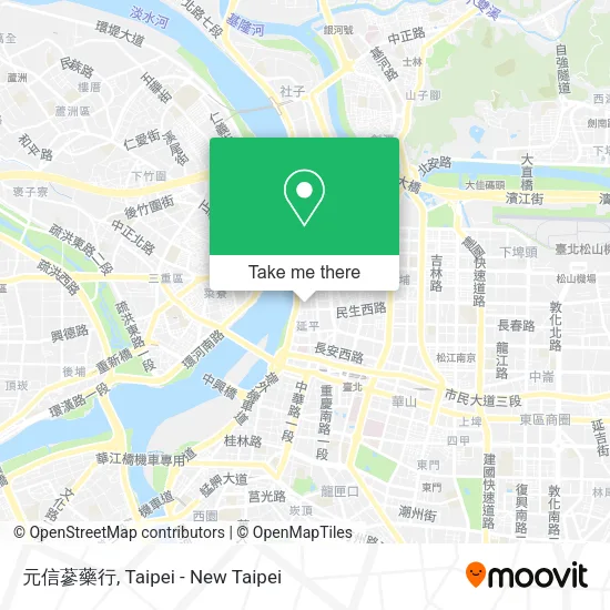 元信蔘藥行 map