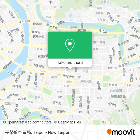 長榮航空票務地圖