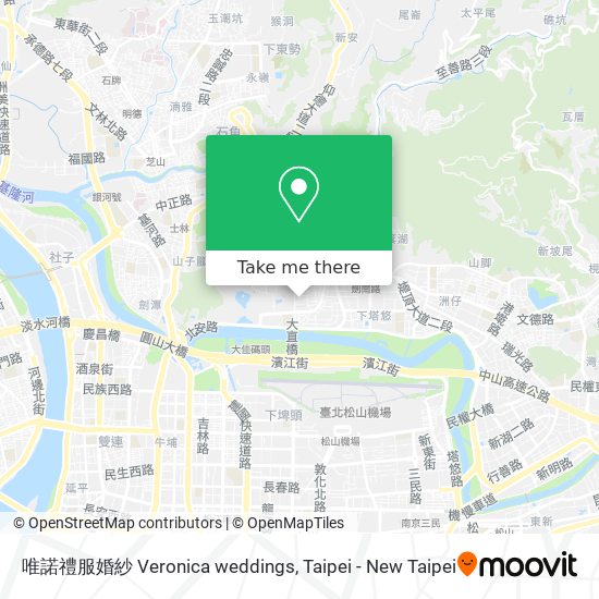 唯諾禮服婚紗 Veronica weddings map