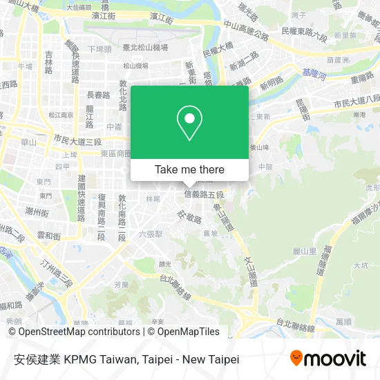 安侯建業 KPMG Taiwan map