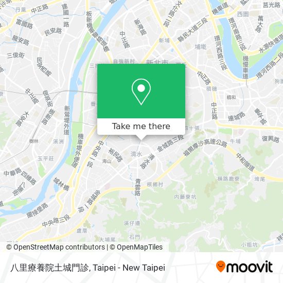 八里療養院土城門診 map