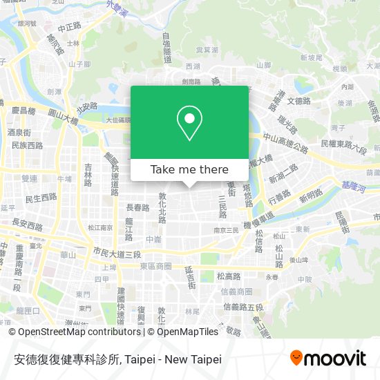 安德復復健專科診所 map