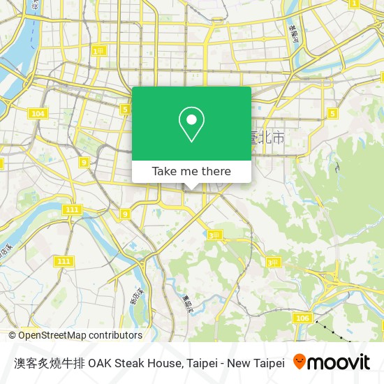 澳客炙燒牛排 OAK Steak House map