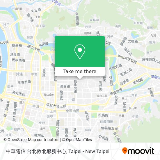 中華電信 台北敦北服務中心 map