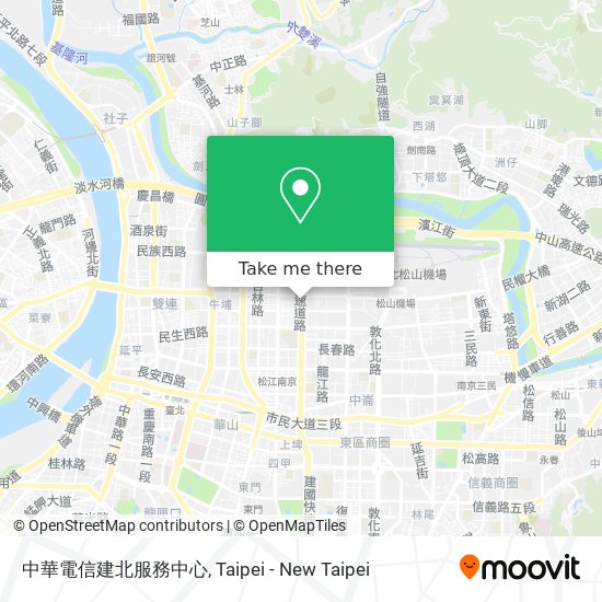 中華電信建北服務中心地圖