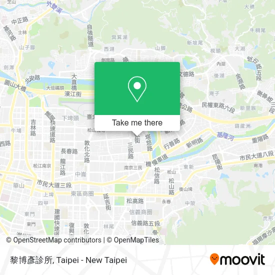 黎博彥診所地圖