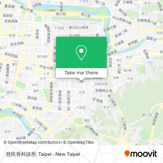 慈民骨科診所 map