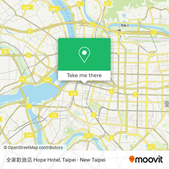 全家歡旅店 Hope Hotel map