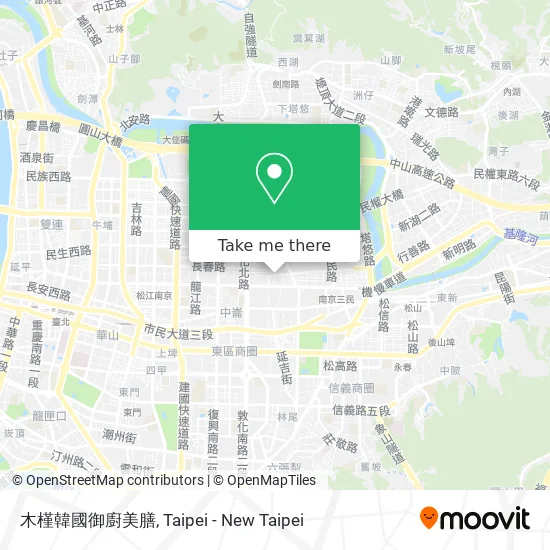 木槿韓國御廚美膳地圖