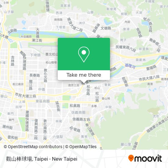 觀山棒球場 map